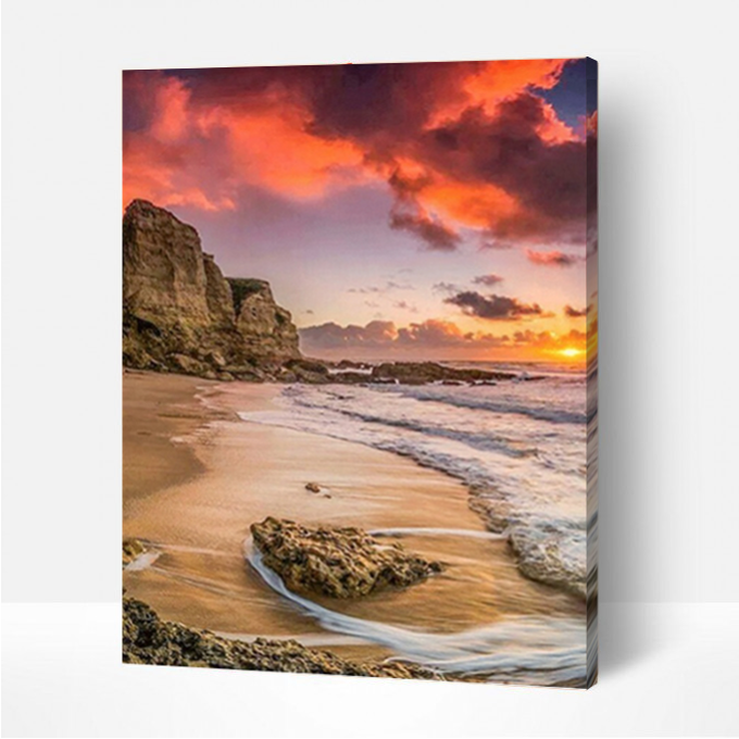 fantastic sunset-PEINTURE PAR NUMERO