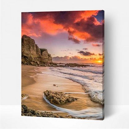fantastic sunset-PEINTURE PAR NUMERO