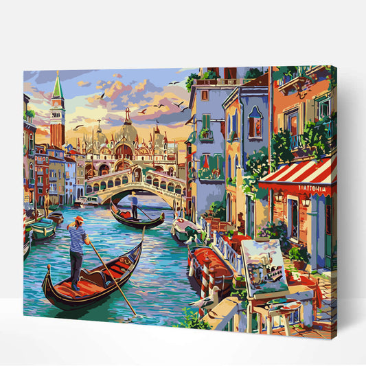 Rue de venise-PEINTURE PAR NUMERO
