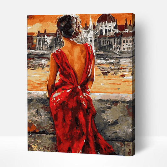 I'm alone- Peinture Par Numéros-PEINTURE PAR NUMERO