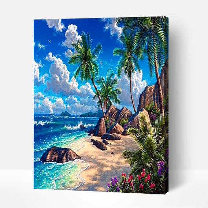 Tropical Paradise-PEINTURE PAR NUMERO
