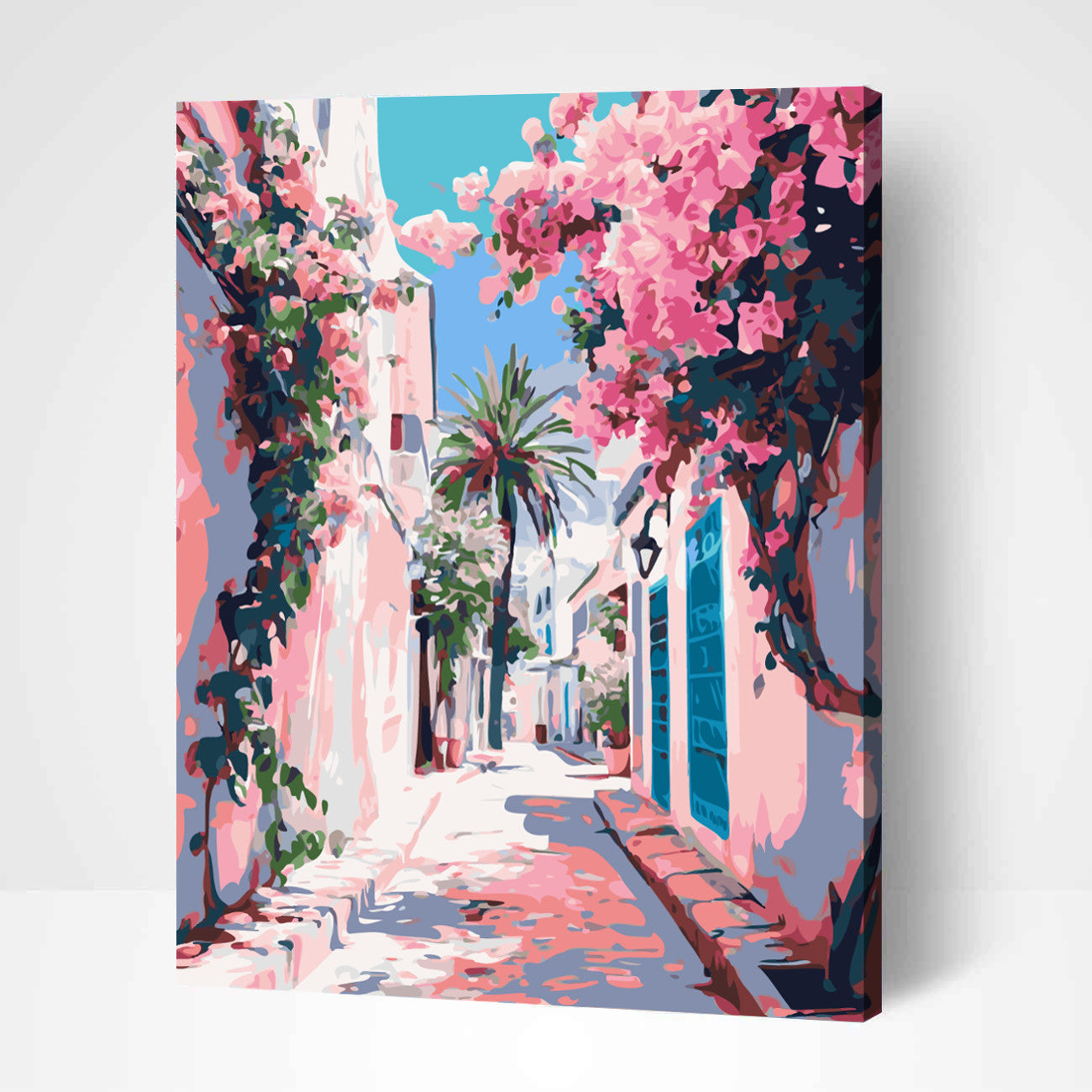 Ruelle fleurie-PEINTURE PAR NUMERO