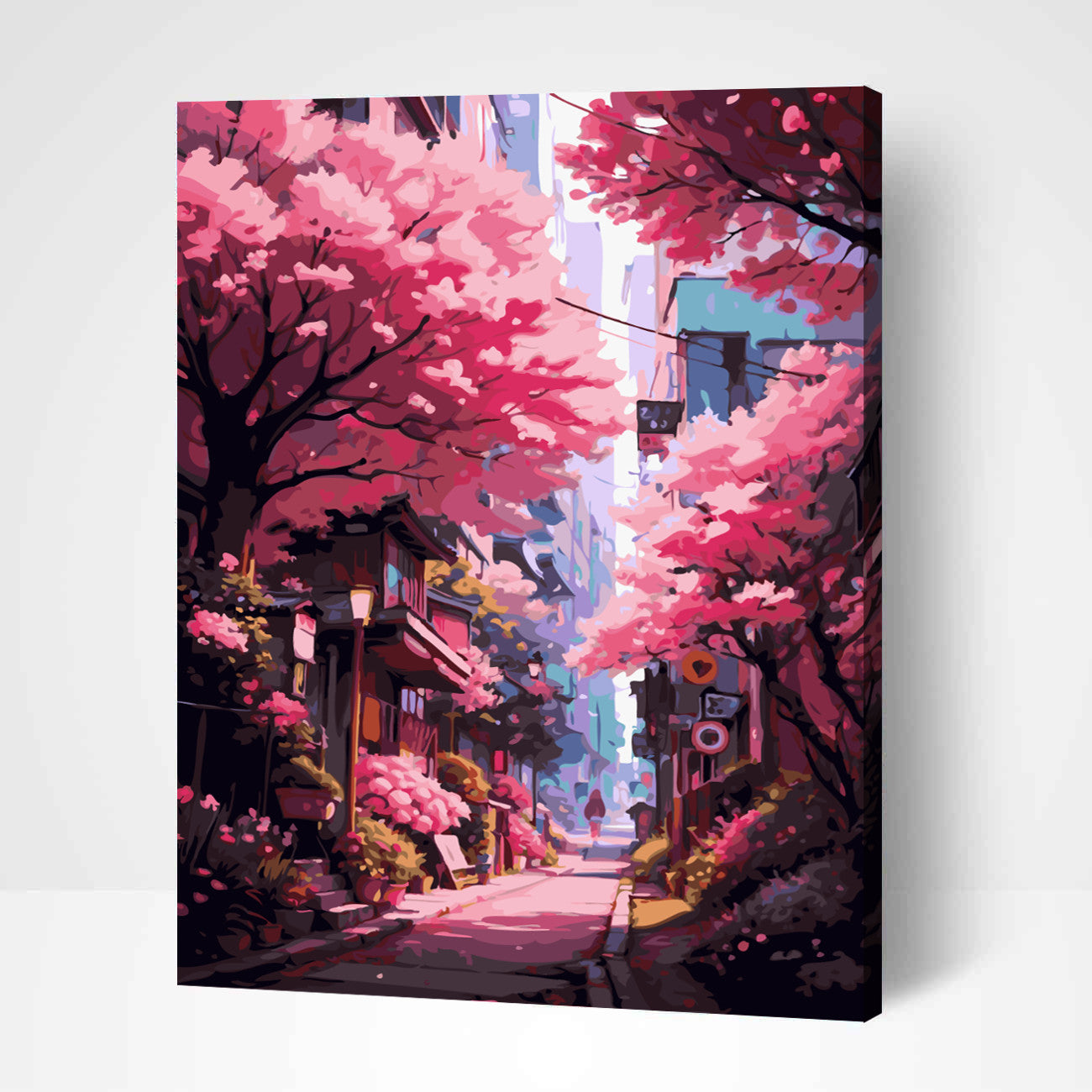 Japanese Street-PEINTURE PAR NUMERO