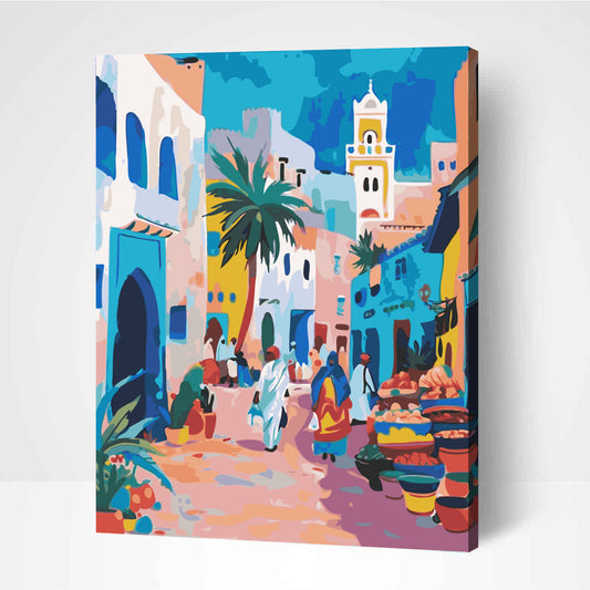 Marrakech en 1940-PEINTURE PAR NUMERO