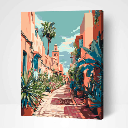 Marrakech city-PEINTURE PAR NUMERO