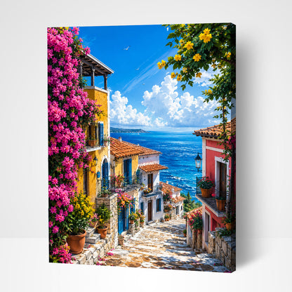 Manarola italie-PEINTURE PAR NUMERO